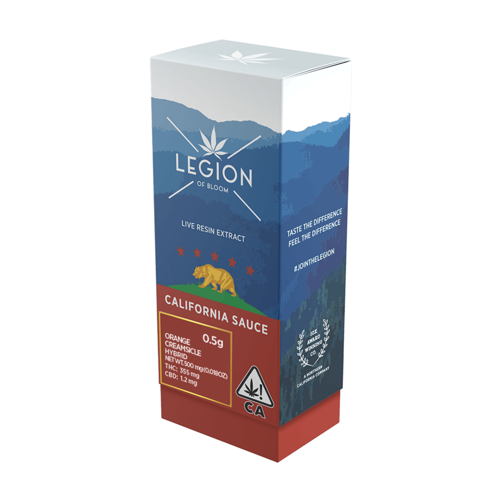 Legion of Bloom California Sauce 510 cart Orange Creamsicle Leafly